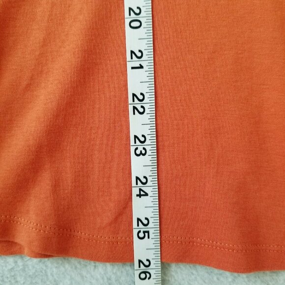 J Jill Perfect Pima M Side Button Tee Tunic Stretch Top Pullover Comfy Casual - Picture 12 of 13